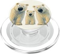 Nosotros 3 Osos Polares PopSockets PopGrip para MagSafe