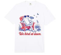 Nosotros Bird At Dawn Frog Birdwatching Divertido Comfort Colors Adult Heavyweight T-Shirt