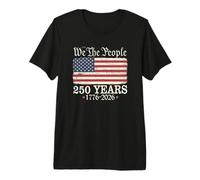 Nosotros el Pueblo Constitución de los Estados Unidos 250 años del Día de la Independencia Camiseta Premium