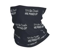 Nosotros, El Pueblo, Estamos Cabreados Unisex Braga De Cuello Térmica Pasamontañas Transpirable Bufanda Tubular para Esquí Invierno Moto Ciclismo