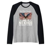 Nosotros, el Pueblo, Tierra de no Reyes - Patriótico 4 de Julio Camiseta Manga Raglan