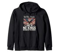 Nosotros, el Pueblo, Tierra de no Reyes - Patriótico 4 de Julio Sudadera con Capucha