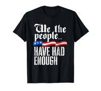 Nosotros la Gente ha Tenido Suficiente Vintage USA Old 1776 Camiseta