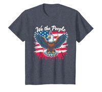Nosotros, la Gente, Sabemos cómo divertirse Camiseta, Niños, Azul Jaspeado, 2 años