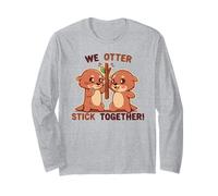 Nosotros Otter nos pegamos juntos Manga Larga