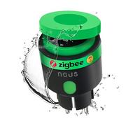 NOSOTROS Zigbee IP44, enchufe inteligente con medición de consumo, compatible con Alexa, dispositivos Smart Home, Google Home, Smart Life, 2MQTT, 16A