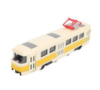 Nosqew Alloy Model Toy Electric Simulation with Music Light Opening Doors for Kids Toddlers Boys Girls High Strength Durable Alloy Plastic 9x3. 5cm 3. 54x1. 38in (Yellow)