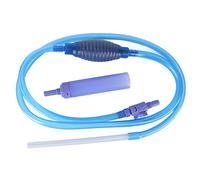 Nosqew Cambiador de agua para peces, limpiador de grava para acuarios, extractor de lodos, herramienta de filtro manual de sifón para tanques de agua dulce y salada, plástico, 280 cm