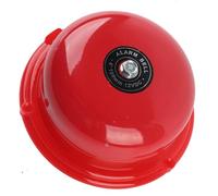 Nosqew Campana de Alarma contra Incendios Eléctrica de Metal de 4 Pulgadas, Tipo Golpe Interno con Golpeteo de 100 DB para Uso Doméstico Industrial (metales 2)