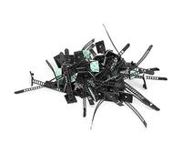 Nosqew Clips Ajustables Autoadhesivos para Sujetar Cables de Coche, Organizador de Abrazadera, Color Blanco y Negro, Tamaño Pequeño Opcional, ACT17, 50 Uds. (Negra)