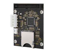 Nosqew Convertidor de adaptador IDE a tarjeta de memoria digital segura a 3.5 pulgadas y 40 pines macho IDE convertidor de disco duro para instalar sistemas operativos en tarjetas, plástico ABS negro