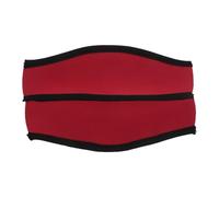 Nosqew Funda para Correas de Buceo, Envoltura Protectora de Pelo de Neopreno de Doble Capa para Gafas, Funda para Correa de Máscara, Correa de Buceo y Esnórquel con Diseño Ajustab (Roja)