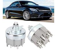 Nosqew Interruptor de atenuación de faros de aluminio de alta sensibilidad, repuesto directo, apto para 300SDL 420SEL 560SEC 560SEL 300E 300D 300TD 260E 300SE 300SEL 300CE 300TE