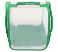 Nosqew Jaula de observación de 360 grados, transparente, portátil, plegable, de malla, para criar mariposas y pequeñas, hecha de PVC y poliéster, tamaño 20 x 20 x 22,5 cm