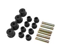 Nosqew Juego de bujes de resorte trasero para carrito de golf, carcasa de metal de goma de alta resistencia, juego de casquillos y manguitos, amortiguador de impactos para carritos de golf eléctricos