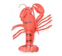 Nosqew Juguete chirriante de langosta, simulación realista, lindo, vívido, interactivo, educativo, de plástico suave, figura de langosta para niños pequeños