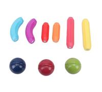 Nosqew Juguetes de Aprendizaje de Palos y Bolas, Bloques de Construcción Educativos Stem para Niños de 3 Años en Adelante, con Piezas de Plástico Coloridas para Mejorar la Coordin
