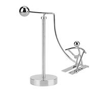 Nosqew - Modelo de hombre de equilibrio dinámico, adorno de esquí, vaso giratorio, artilugio artístico exótico, regalo delicado para fiesta de cumpleaños, festival, niños enamorados