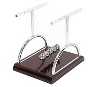 Nosqew Pendulum Balance Balls Swinging Balls Science Physics Gadget Mind Relaxing Anxiety Reduction Desk Decoration Office Toy Educational Kids Adults Plastic (Large Model 18x15x18