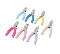 Nosqew Perforadora de un Orificio, Perforadora de Papel Manual, Artesanal con de Goma de Acero Inoxidable para Tarjetas de álbum de Recortes, Etiquetas y Bo
