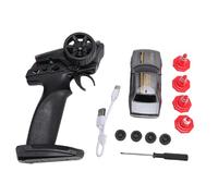 Nosqew RC Drift Car Remote Control 1 : 43 Scale 4WD Racing Vehicle With Light Variable Speed For Kids Adults Hobbyists Silver ABS Construction