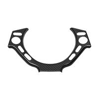 Nosqew Reemplazo de Fibra de Carbono Seca Embellecedora de la Cubierta del Marco del Volante del Coche para GTR R35 2009 a 2016 Actualización Interior Protectora Duradera d