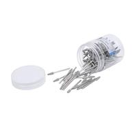 Nosqew Tapered Nail Drill Bits Professional Round Top Cuticle Cleaner 100 Pcs Quartz Tungsten Steel Durable Precise Grinding For Nail Art Decoration Removal Technician