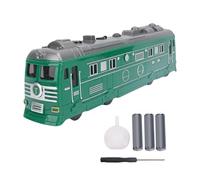 Nosqew Toy Trains Electric Toy Set Vintage Inspired Kids Steam with Spray Feature Educational Learning Toy for Toddlers Kids Christmas Birthday Boys Girls 33. 5 X 6 X 9cm (Green)