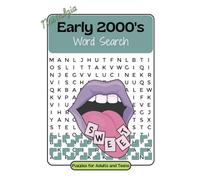 Nostalgia Early 2000s Word Search Collection: 50 Pages | Easy-to-Read | Solutions Included