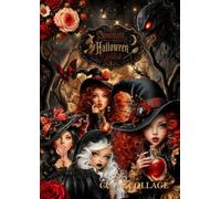 Nostalgia Halloween Witch Ephemera Book, Cut and Collage, Fussy cut, Art journaling, Scrapbooking, ATC cards