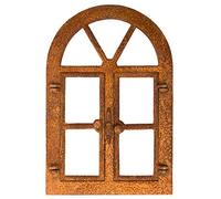 Nostalgia marco ventana de hierro ventana de 59x40cm rejilla plegable de