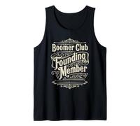 Nostalgia Miembro fundador del Boomer Club Camiseta sin Mangas