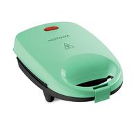 Nostalgia Mini Sandwich Maker Personal Prensa Panini Antiadherente Bolsillos de Pizza Quesadillas Verde Menta