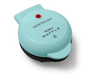 Nostalgia Mymini waflera eléctrica personal croquetas tostadas francesas de queso a la parrilla quesadilla brownies galletas aguamarina