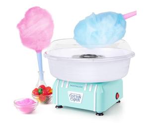 Nostalgia PCM205AQ - Máquina para hacer algodón de azúcar, color aguamarina
