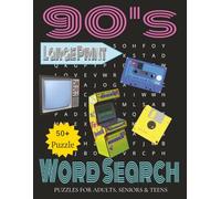 Nostalgic 90's Large Print Word Search Puzzle Book: Retro Word Searches with Large Print about Beepers, Dot-com, Boybands and More | 8.5 x 11 inches, ... for Vacations, Holidays and Relaxing Free Ti