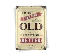 Nostalgic-Art 10307, Word Up, I 'm Not Getting Old, Chapa Postal 10 x 14 cm