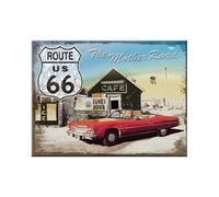 Nostalgic-Art 14179 US Highways - Ruta 66 The Mother Road, imán 8 x 6 cm
