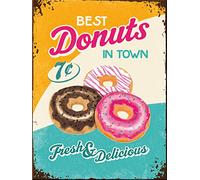 Nostalgic-Art 14338 magnético Estados Unidos Donuts, 8 x 6 cm