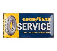 Nostalgic-Art 27024, Goodyear - Service, Cartel de Chapa 25 x 50 cm