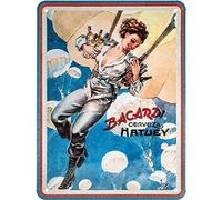 Nostalgic-Art Cartel de Chapa Retro Kitchen, Plastic, Diseño Vintage Decorativo, 15 x 20 cm