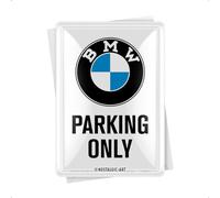 NOSTALGIC ART BMW - Parking Only White