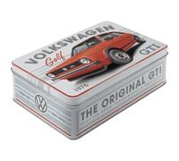 Nostalgic-Art Bote plana retro, 2,5 l, VW Golf - GTI 1976