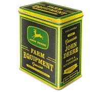 Nostalgic-Art Caja de almacenamiento retro L, 3 l, John Deere - Farm Equipment - Idea de regalo para amantes de los tractores, Official License Product (OLP), lata grande de café, diseño vintage