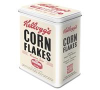 Nostalgic-Art Caja de almacenamiento retro L, Kellogg's - Corn Flakes Package - Idea de regalo para cocina, Lata grande de café, Diseño vintage, 3 l