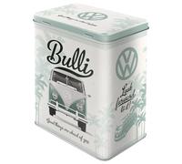 Nostalgic-Art Caja de Almacenamiento Retro L VW - Good Things - Idea de Regalo de Furgoneta Volkswagen, Lata Grande de café, Diseño Vintage, 3 l