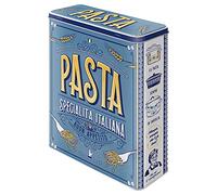 Nostalgic-Art Caja de Almacenamiento Retro XL Pasta - Idea de Regalo para Cocina, Lata Grande de Cereales, Diseño Vintage, 4 l