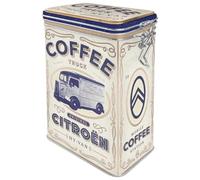 Nostalgic-Art Caja de café, 1,3 l, Citroen - Coffee Truck - Idea de regalo para fans de Citroen, Official License Product (OLP), lata con tapa hermética abatible, diseño vintage