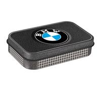 Nostalgic-Art Caja de mentas retro XL, 6 x 9,5 x 2 cm, Official License Product (OLP), BMW - Classic Pepita - Idea de regalo para fans de BMW, con pastillas de menta, diseño vintage