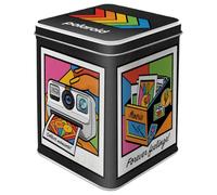 Nostalgic-Art Caja retro para té, 100 g, Polaroid - Memories - Idea de regalo para aficionados a fotografía, Official License Product (OLP), para guardar té a granel y en bolsitas, diseño vintage